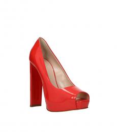 Giuseppe Zanotti Red Tairon Patent Leather Heels