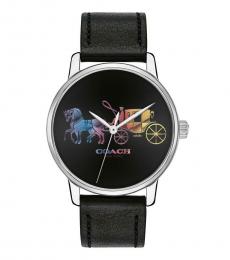 Black Horse & Carriage Dial Watch