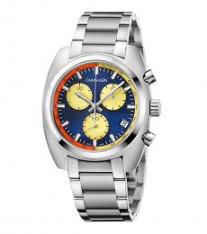 Calvin Klein Silver Achieve Chronograph Dial Watch