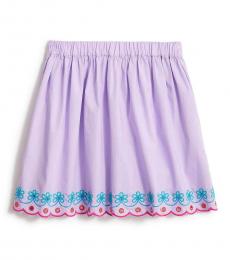 J.Crew Little Girls Vintage Lilac Embroidered Skirts