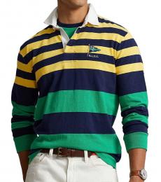 Ralph Lauren Multi Color Classic-Fit Striped Rugby Polo