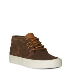 Ralph Lauren Dark Brown Chukka Sneakers
