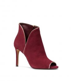 Michael Kors Cherry Harper Suede Ankle Booties