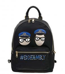 Black DG Family Medium Backpack