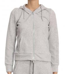Armani Exchange Grey  Hooded Sweatshirt
