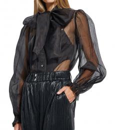 Dolce & Gabbana Black Knitted Blouse