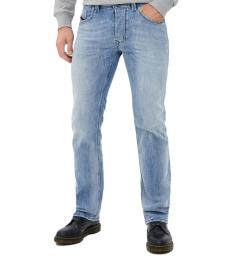 Blue Straight Fit Larkee Jeans