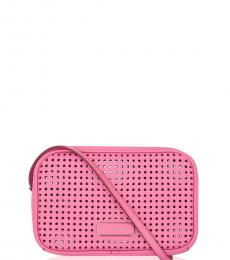Marc by Marc Jacobs Pink Perforated Small Crossbody