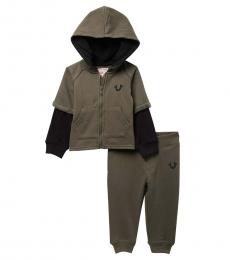 True Religion 2 Piece Hoodie/Pants Set (Baby Boys)