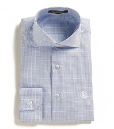 Roberto Cavalli Light Blue Azzurro Dress Shirt