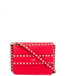 Valentino Garavani Red Rockstud Small Crossbody