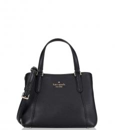 Kate Spade Black Jackson Triple Compartment Small Satchel