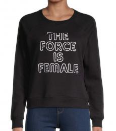 Rebecca Minkoff Black Force Is Female Sweatshirt