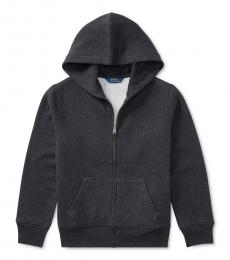 Ralph Lauren Boys Avery Heather Full Zip Hoodie