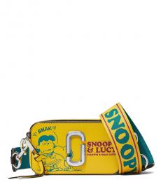 Marc Jacobs Yellow Peanuts Snapshot Small Crossbody Bag