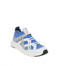 Ermenegildo Zegna Light Blue Techmerino Sock Sneakers