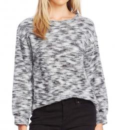 Vince Camuto Black Bubble Sleeve Sweater