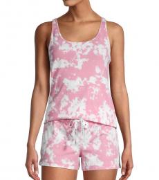 Calvin Klein Pink 2-Piece Pajama Set