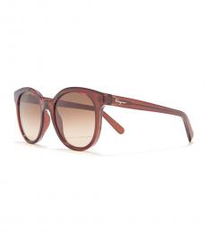 Brown Crystal Sunglasses