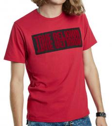 True Religion Red Mirror Logo T-Shirt