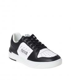 Versace Jeans Couture BlackWhite Logo Sneakers