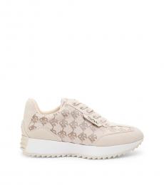 DKNY Natural Monogram Sneakers