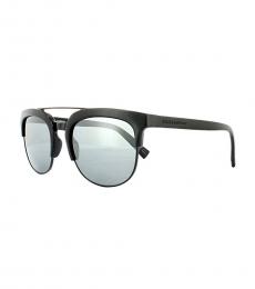 Dolce & Gabbana Black Grey Gradient Sunglasses