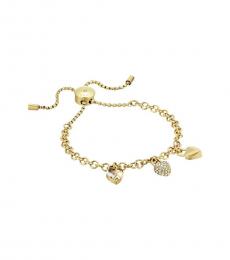 Michael Kors GoldenVivid Love Trio Heart Bracelet