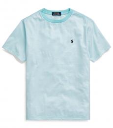 Ralph Lauren Little Boys Island Aqua Striped T-Shirt