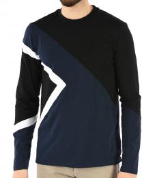 Neil Barrett Black Slim Fit Long Sleeve T-Shirt