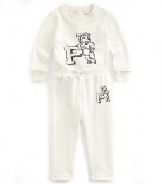 Ralph Lauren 2 Piece Sweatshirt/Pants Set (Baby Girls)