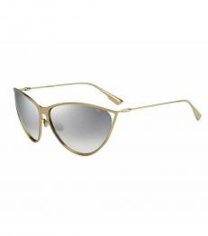 Christian Dior Rose Gold Mirror Shaded Sunglasses