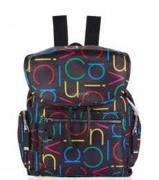 Calvin Klein Black Multi Kimberly Medium Backpack
