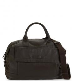 Cole Haan Java Pebbled Leather Large Weekender Bag