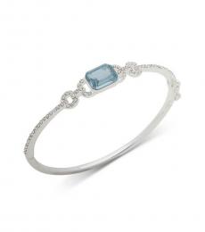 Silver Tone Blue Stone Bracelet