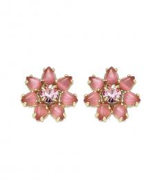 Pink Stud Bouquet Earrings