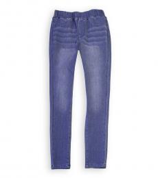 Calvin Klein Girls Rainfall Logo Waist Jeggings