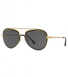 Golden Tribute Gray Sunglasses