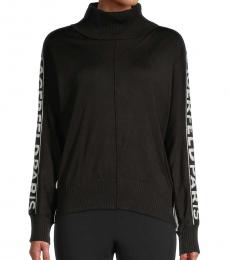 Karl Lagerfeld Black Turtleneck Sweater