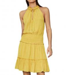 Yellow Flounce Dress 