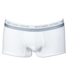 Michael Kors White Ultimate Rib Basic Trunks 2-Pack