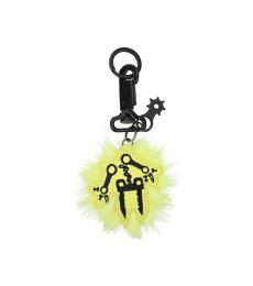 Yellow Fur Logo Key Holder
