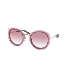 Prada Light Purple Round Sunglasses