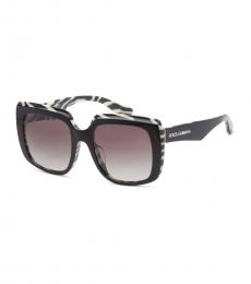 Dolce & Gabbana Black Multi Square Sunglasses