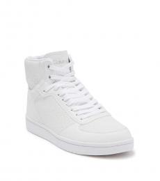 Calvin Klein White Loroe High Top Sneakers