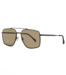 Hugo Boss Light Brown Square Sunglasses