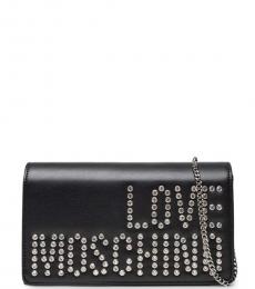 Love Moschino Black Logo Small Crossbody Bag
