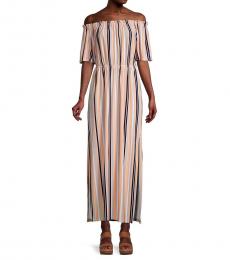 Multicolor Striped  Maxi Dress
