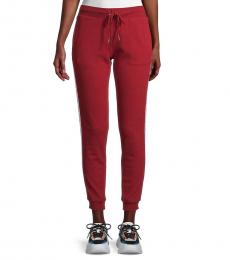 Cherry Mid-Rise Joggers