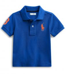 Ralph Lauren Baby Boys Rugby Royal Pique Polo